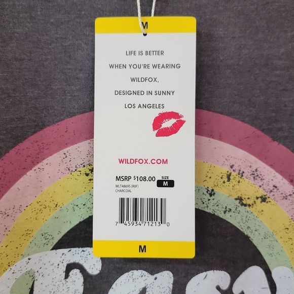 Wildfox "Easy Does It" Soft Statement Sweatshirt NWT - Picture 13 of 16